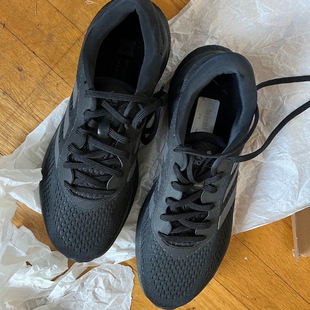 Adidas - Supernova 2 Mens Size 9 - Black / Core Black / Grey Six / Core Black